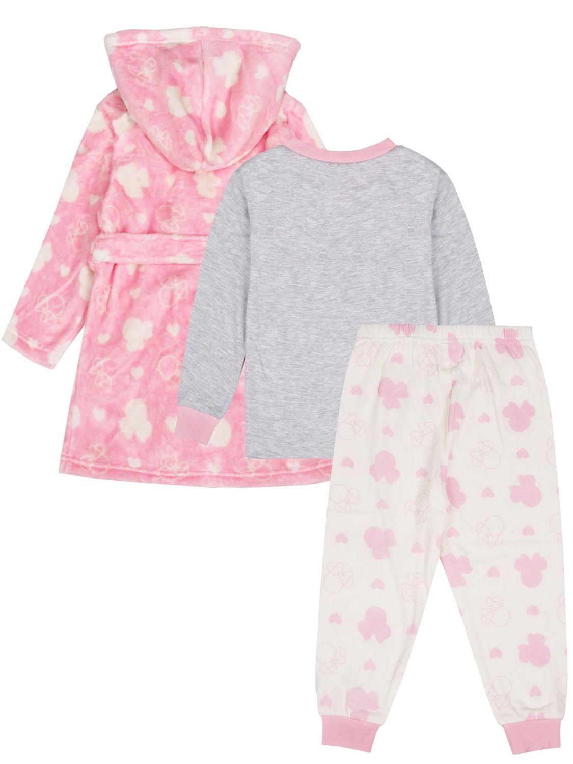 Minnie Mouse three piece pajama set for girls