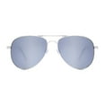 thumbnail image 2 of George Men's Polarized Silver Aviator Sunglasses, 2 of 3