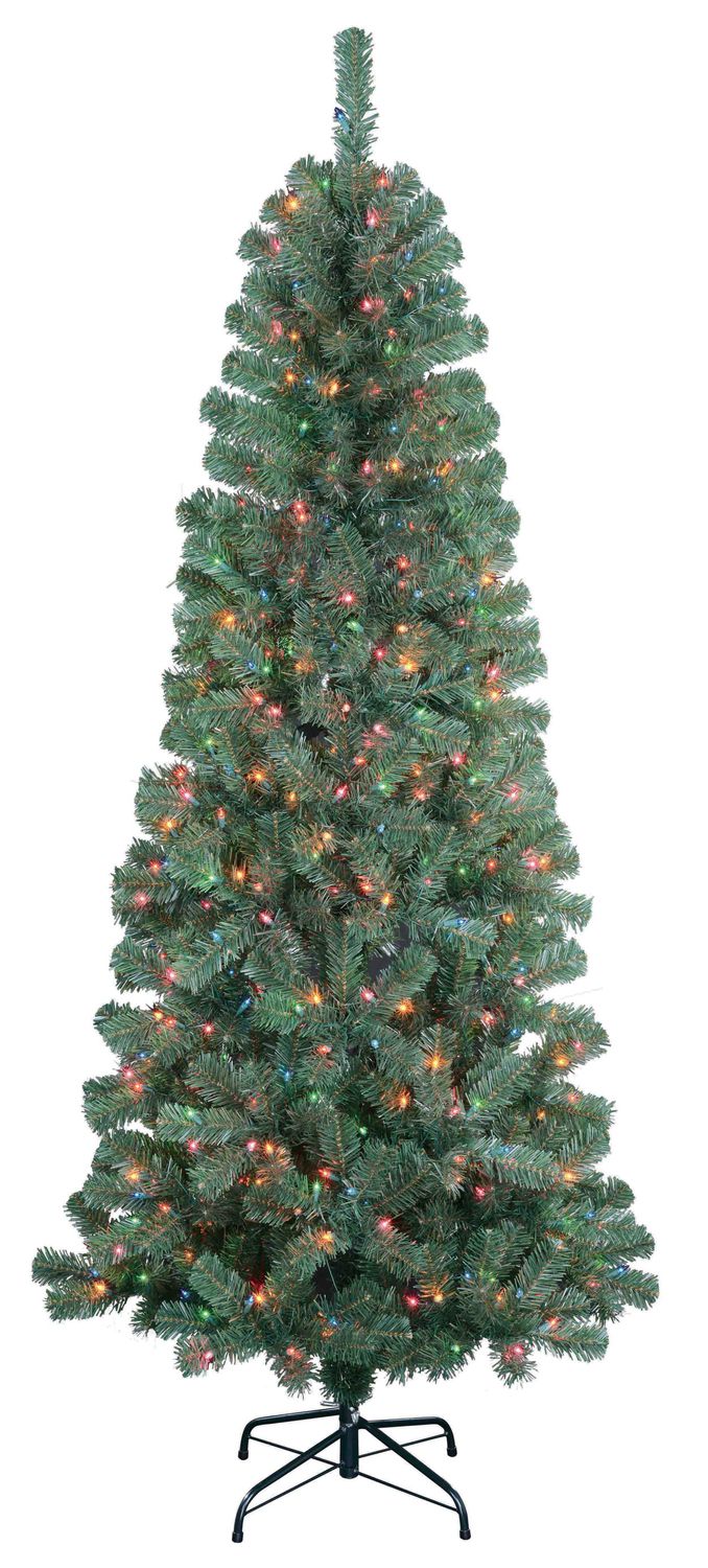 7-Ft Pre-Lit Madison Slim Tree | Walmart Canada