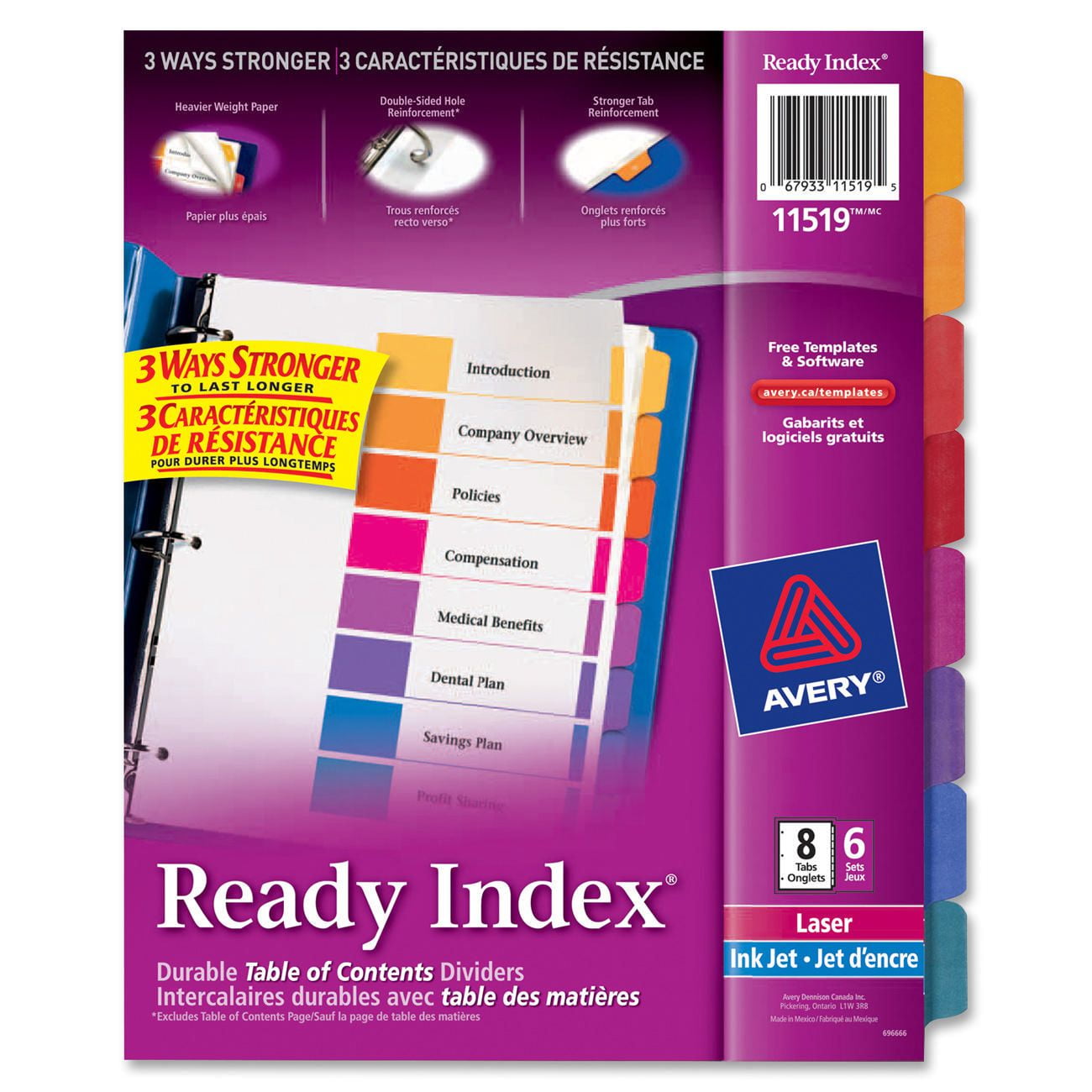 Avery Ready Index Unprinted Tab 