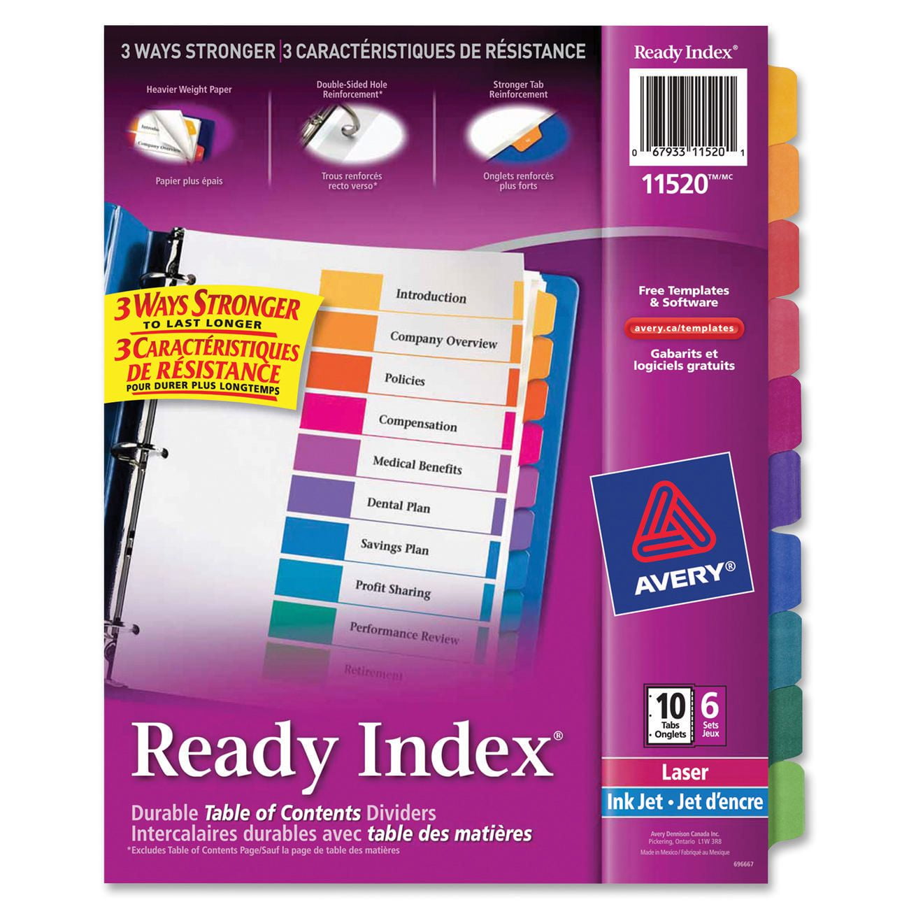 Avery Ready Index Unprinted Tab 