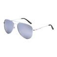 thumbnail image 1 of George Men's Polarized Silver Aviator Sunglasses, 1 of 3