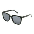 thumbnail image 1 of Time & Tru Women's Black Square Sunglasses, 1 of 5