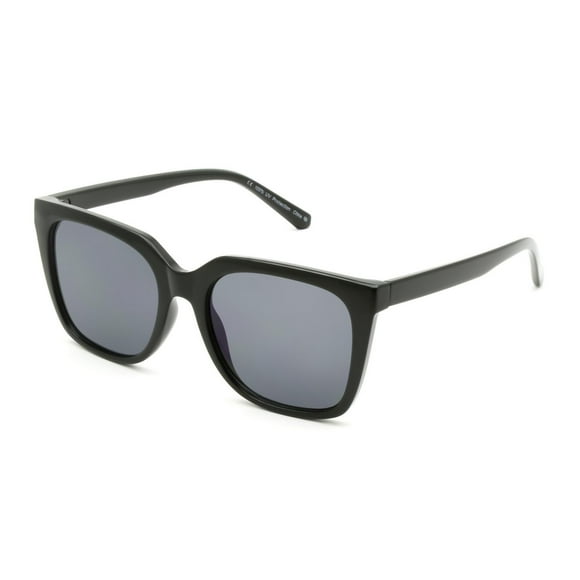 Time & Tru Women's Black Square Sunglasses