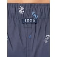 thumbnail image 4 of IZOD Men's Printed Cotton Sleep Shorts, Blue Anchors Away, 4 of 7