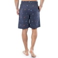 thumbnail image 3 of IZOD Men's Printed Cotton Sleep Shorts, Blue Anchors Away, 3 of 7