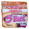 thumbnail image 1 of Mr. Noodles Beef Flat 5-pack, 1 of 1