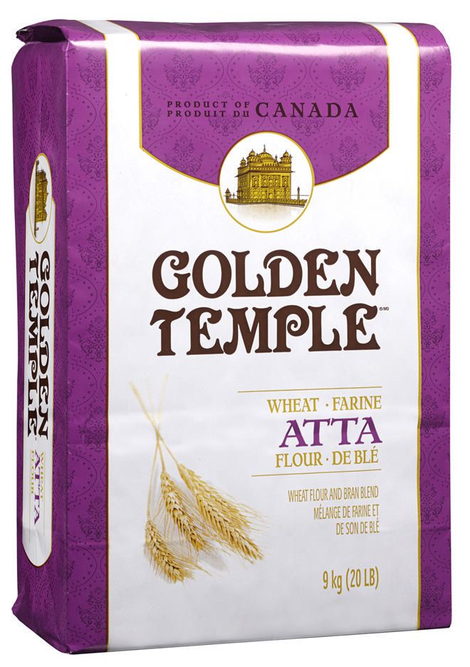 Golden Temple Wheat Atta Flour Blend 9kg Walmart Canada