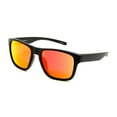 thumbnail image 1 of Lunettes de soleil carrées noires et rouges Athletic Works, 1 of 3