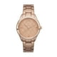 Fashion Watches Montre plaquée or rose à cadran matelassé avec détails argentés pour femmes – image 1 sur 1