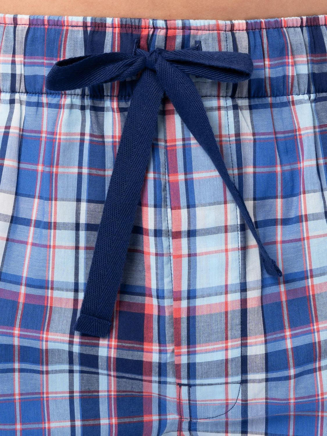 IZOD Men's Lightweight Relaxed Fit Sleep Shorts Cobolt Blue