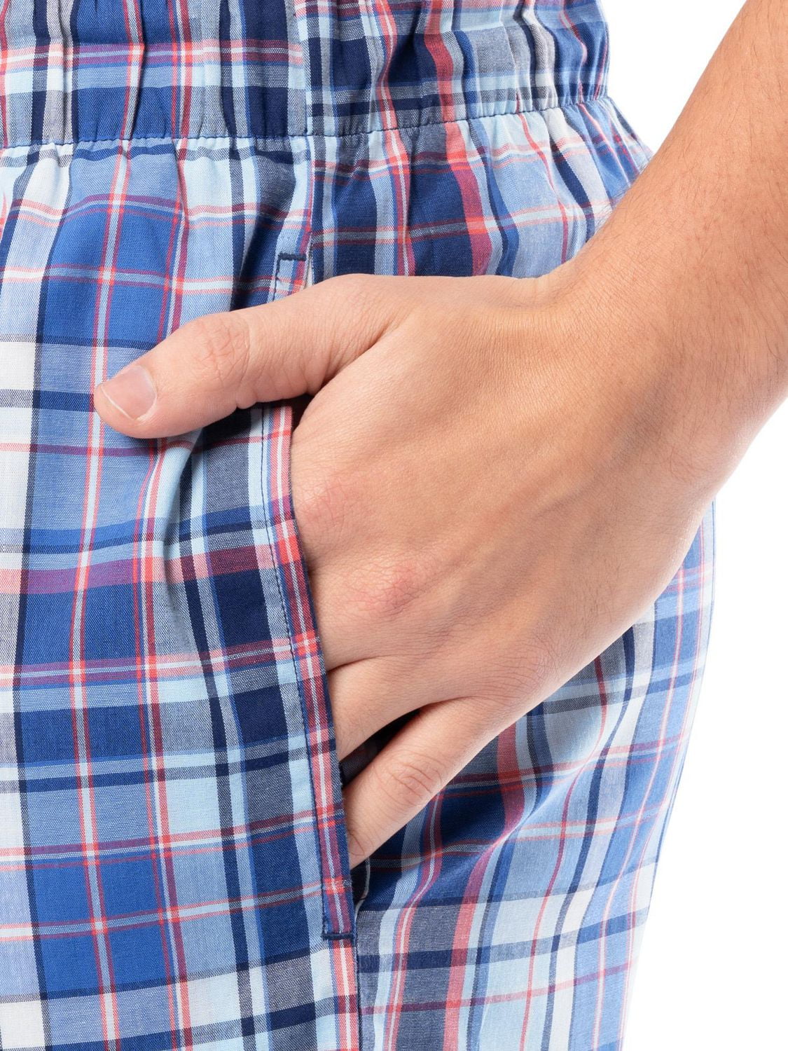 IZOD Men's Lightweight Relaxed Fit Sleep Shorts Cobolt Blue