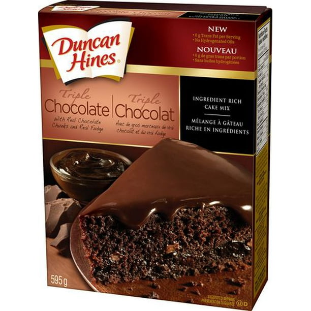 Duncan Hines Triple Chocolate cake mix, 595 g - Walmart.ca