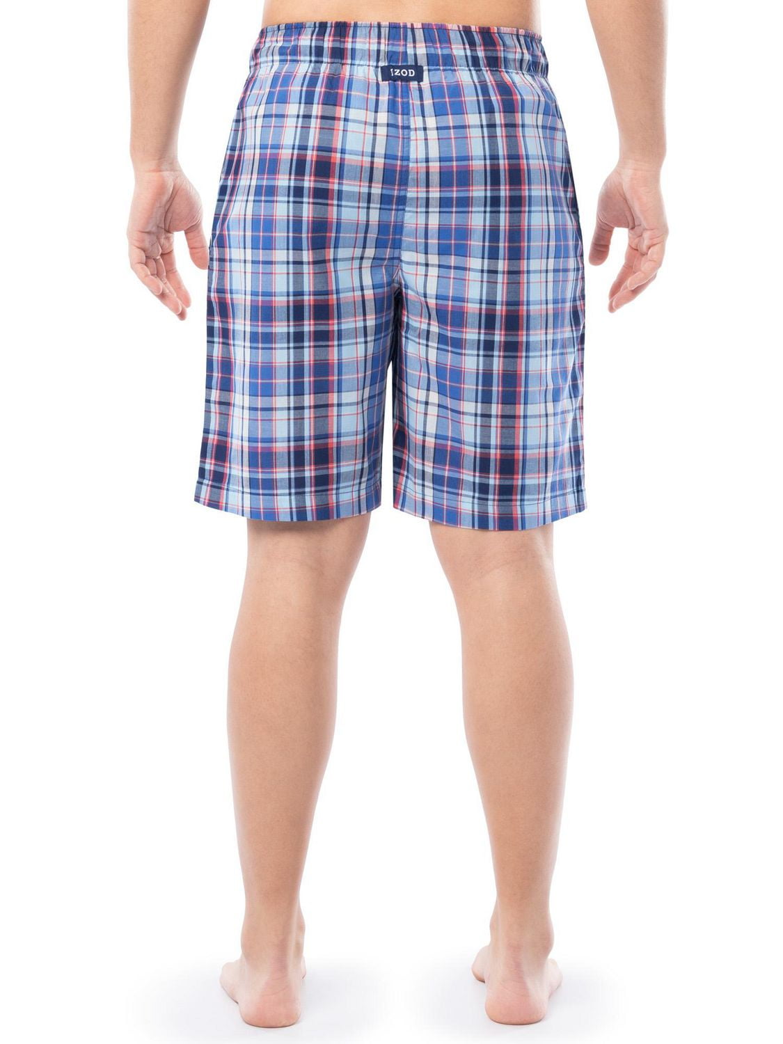 IZOD Men's Lightweight Relaxed Fit Sleep Shorts Cobolt Blue