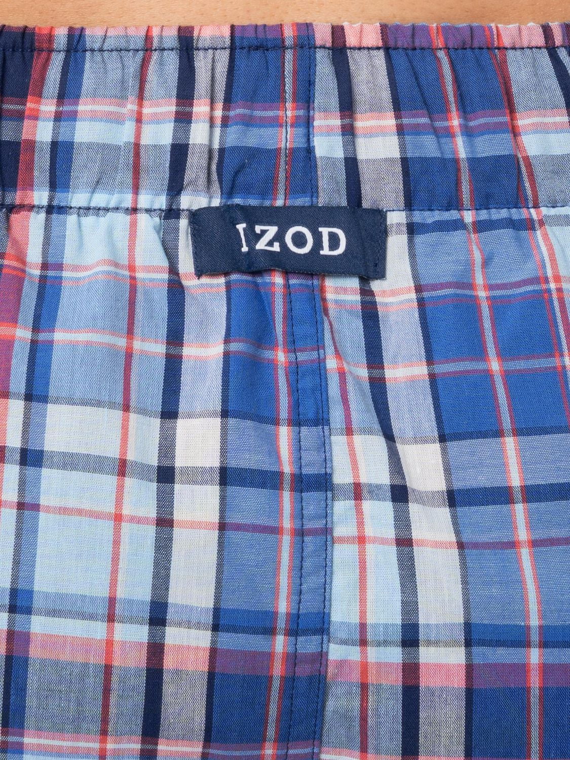 IZOD Men's Lightweight Relaxed Fit Sleep Shorts Cobolt Blue