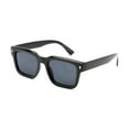 thumbnail image 1 of George Men's Black Square Sunglasses, 1 of 5