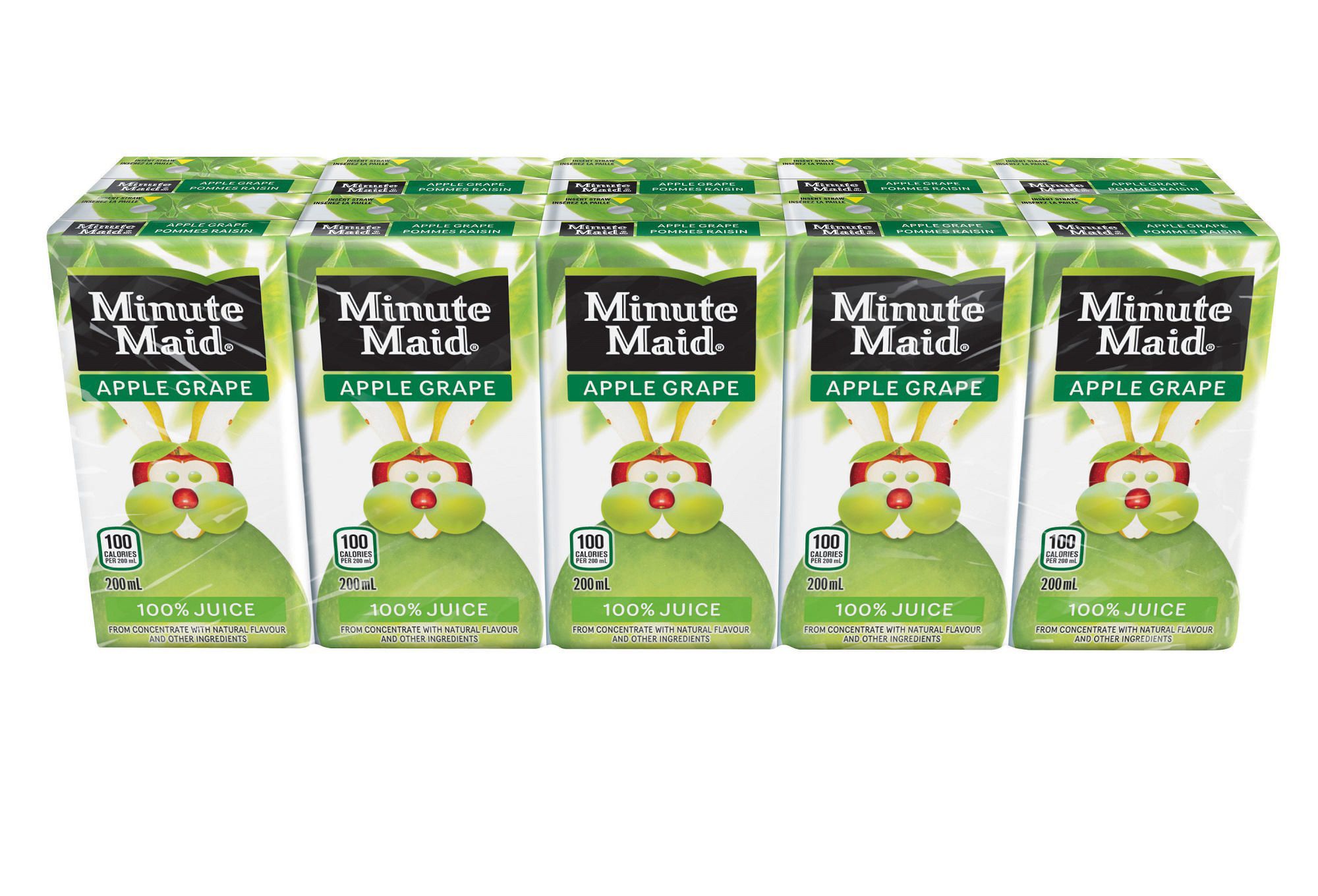minute maid apple juice boxes