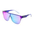 thumbnail image 1 of TropicCal Blue and Pink Shield Sunglasses, 1 of 5