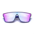 thumbnail image 5 of TropicCal Blue and Pink Shield Sunglasses, 5 of 5