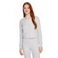 thumbnail image 1 of No Boundaries Women's Waffle Knit Tee, 1 of 6