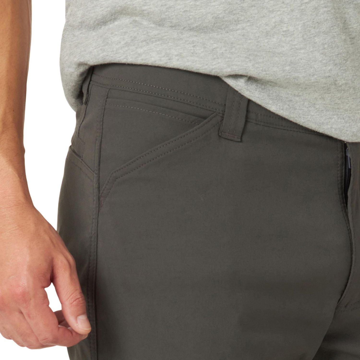 Wrangler Fleece Lined Pants Mens 36x30 Black Zip Pockets Outdoor Thermal  Warm