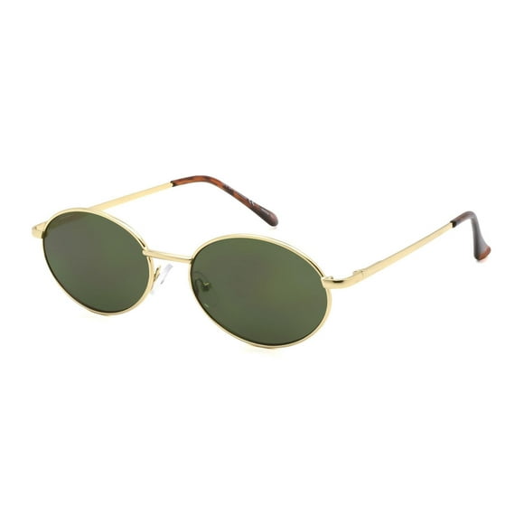 Lunettes de soleil rondes dorées Ecko Unltd.