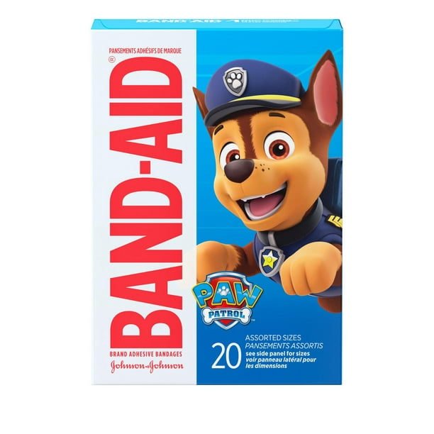 Pansements La Pat' Patrouille par Band-AidMD 20 pansements assortis