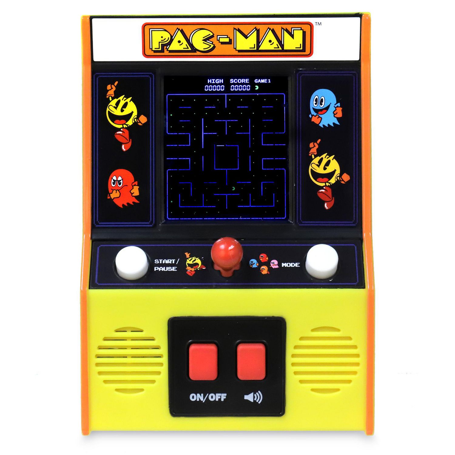 Arcade Classics Pac-man 40th Aniversary Retro Mini Game Gold Ships Next Day for sale online 