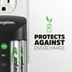 Chargeur Energizer Recharge Pro pour piles NiMH rechargeables AA et AAA Chargeur PRO – image 5 sur 8