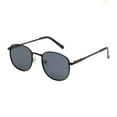 thumbnail image 1 of George Men's Black Round Sunglasses, 1 of 5