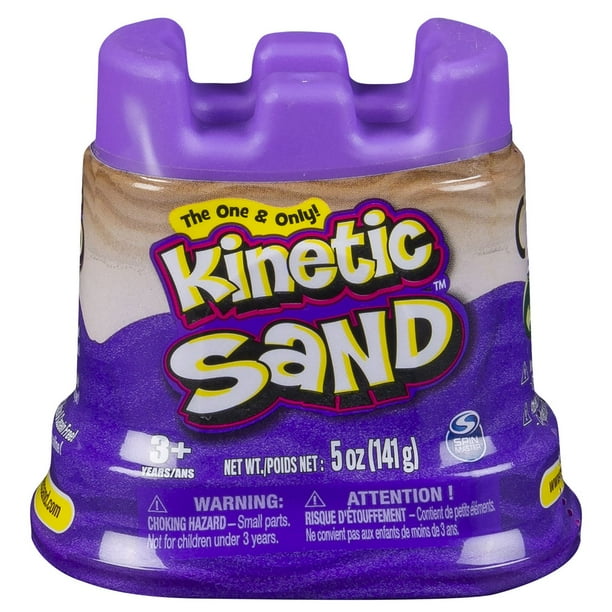 Kinetic Sand - Boîte 1 couleur - 5 oz (141 g) - Violet