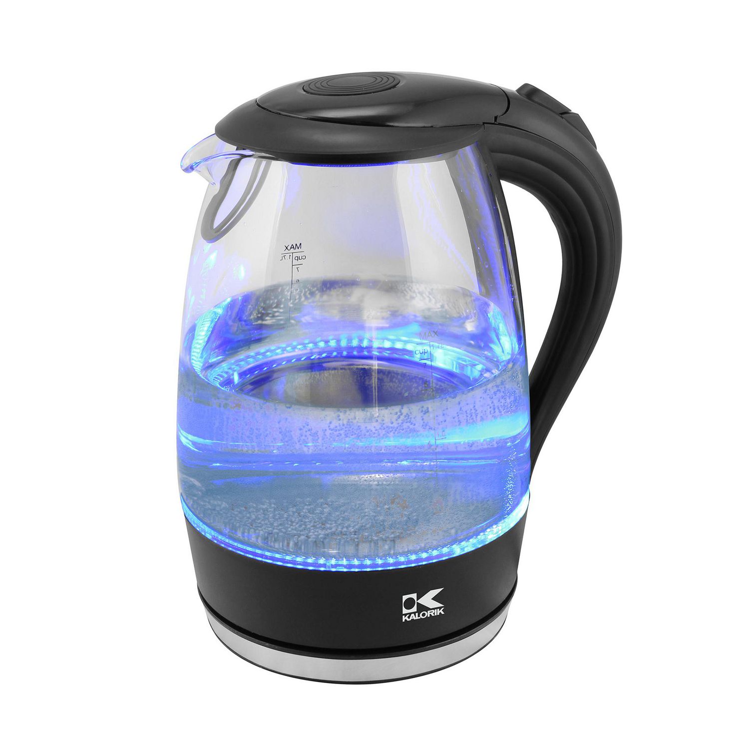 Kalorik 1.7L Stainless Steel Rapid Boil Electric Kettle with Blue LED -  Stone's Home Centers