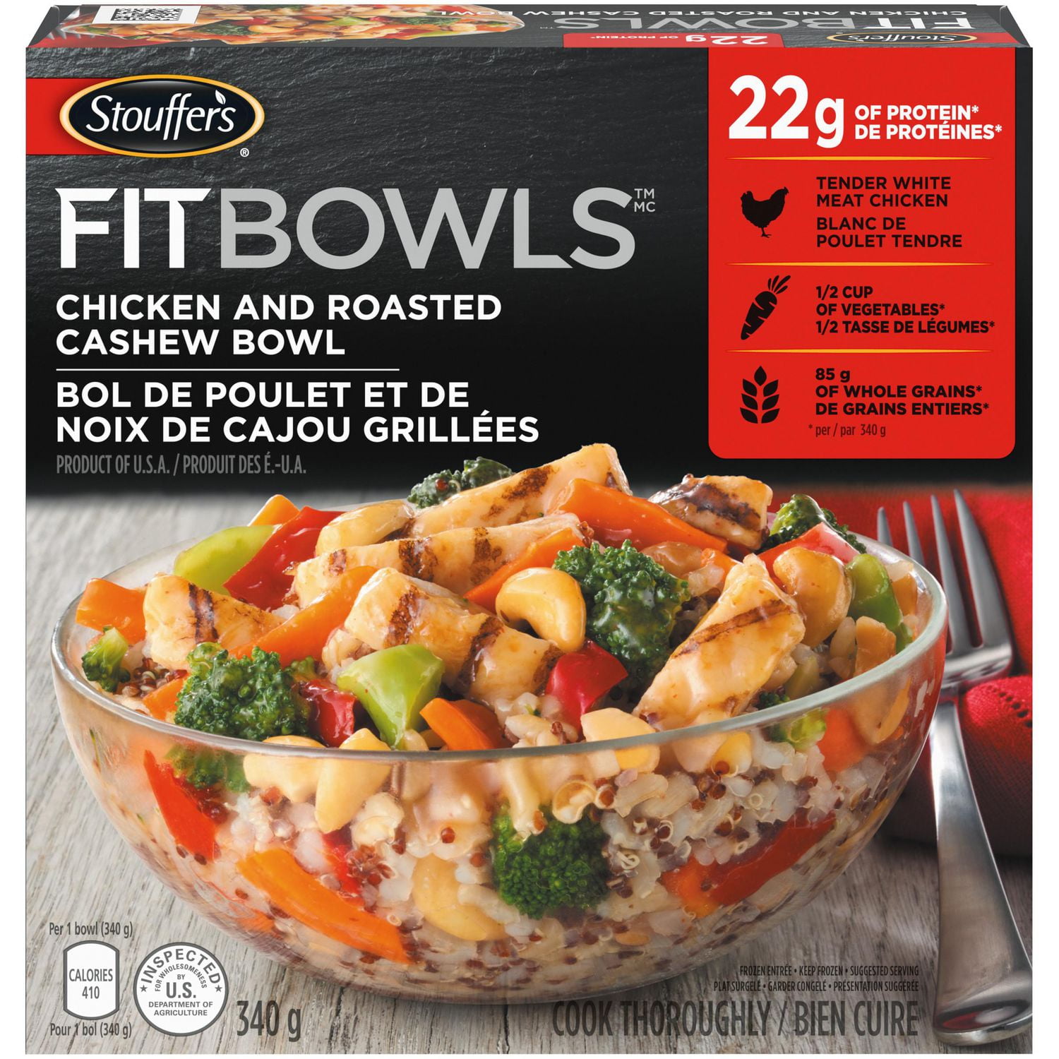 STOUFFER’S® Fit Bowls™, Chicken with Roasted Cashew Bowl Walmart Canada