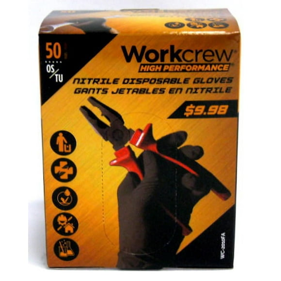 WorkCrew HP 50Ct Nitrile Disposable