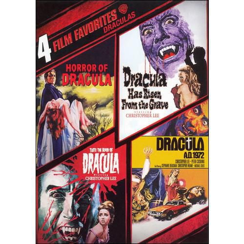 4 Films Préférés : Draculas : Horror Of Dracula / Dracula Has Risen / Taste The Blood Of Dracula / Dracula A.D. 1972