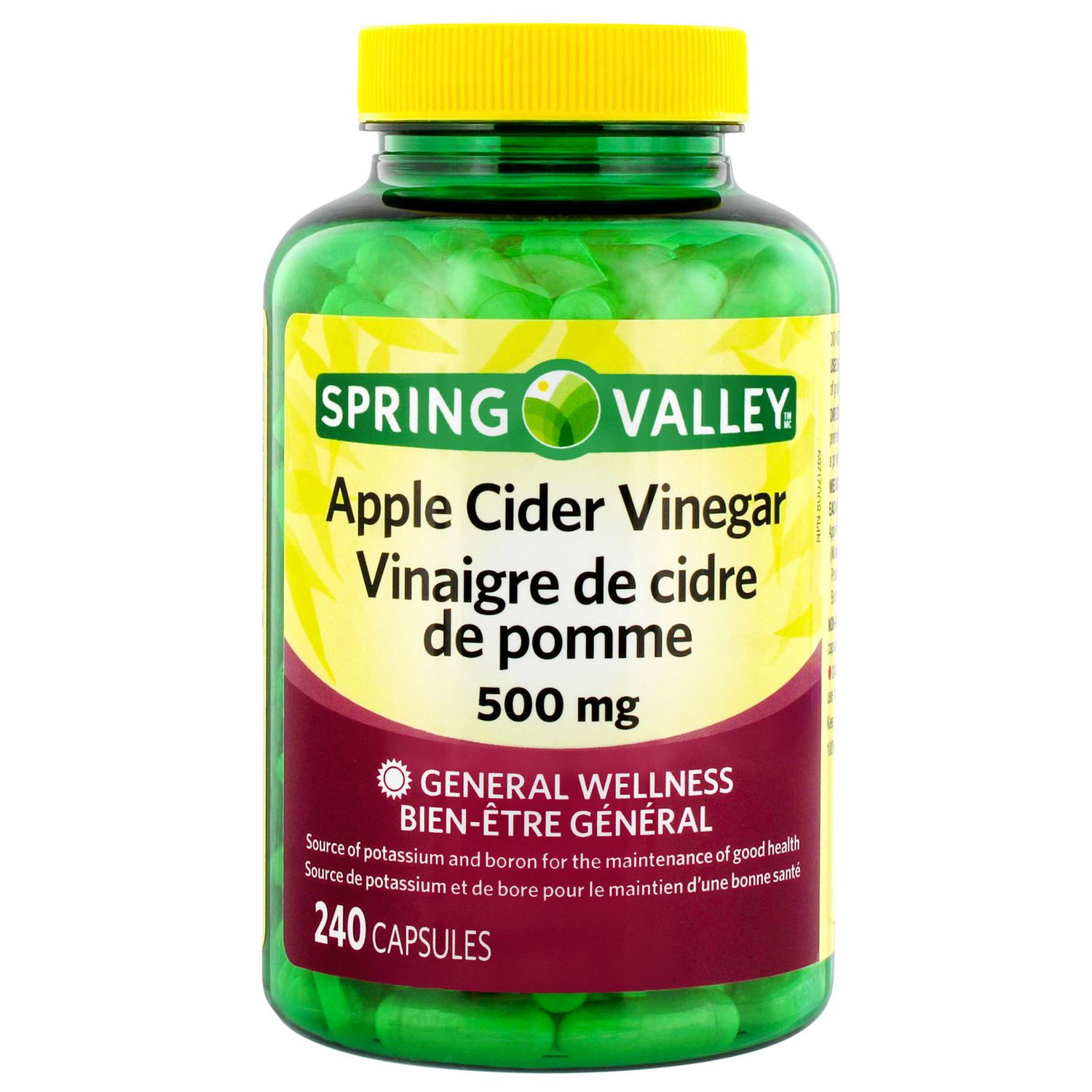 Spring Valley Apple Cider Vinegar 500mg