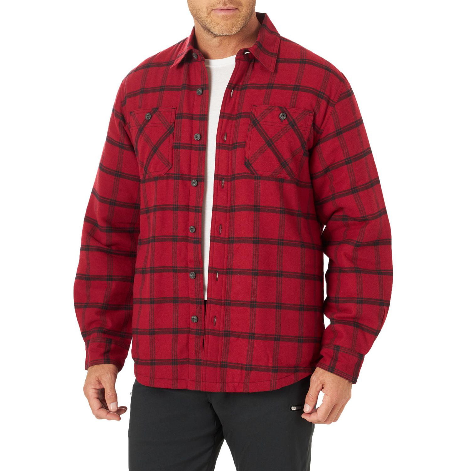 Wrangler Men's Sherpa Lined Shirt Jacket