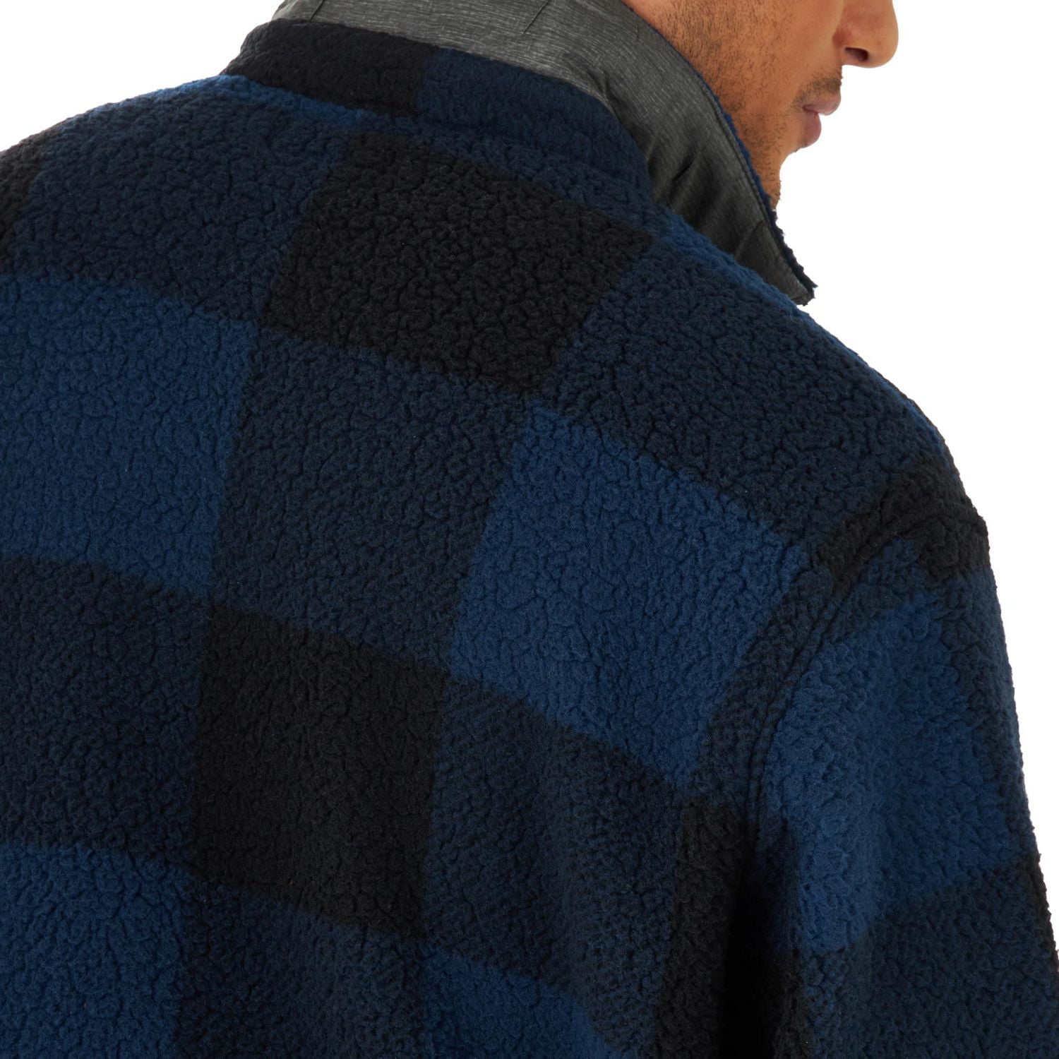Wrangler Men's Buffalo Check Fleece Shirt Jacket