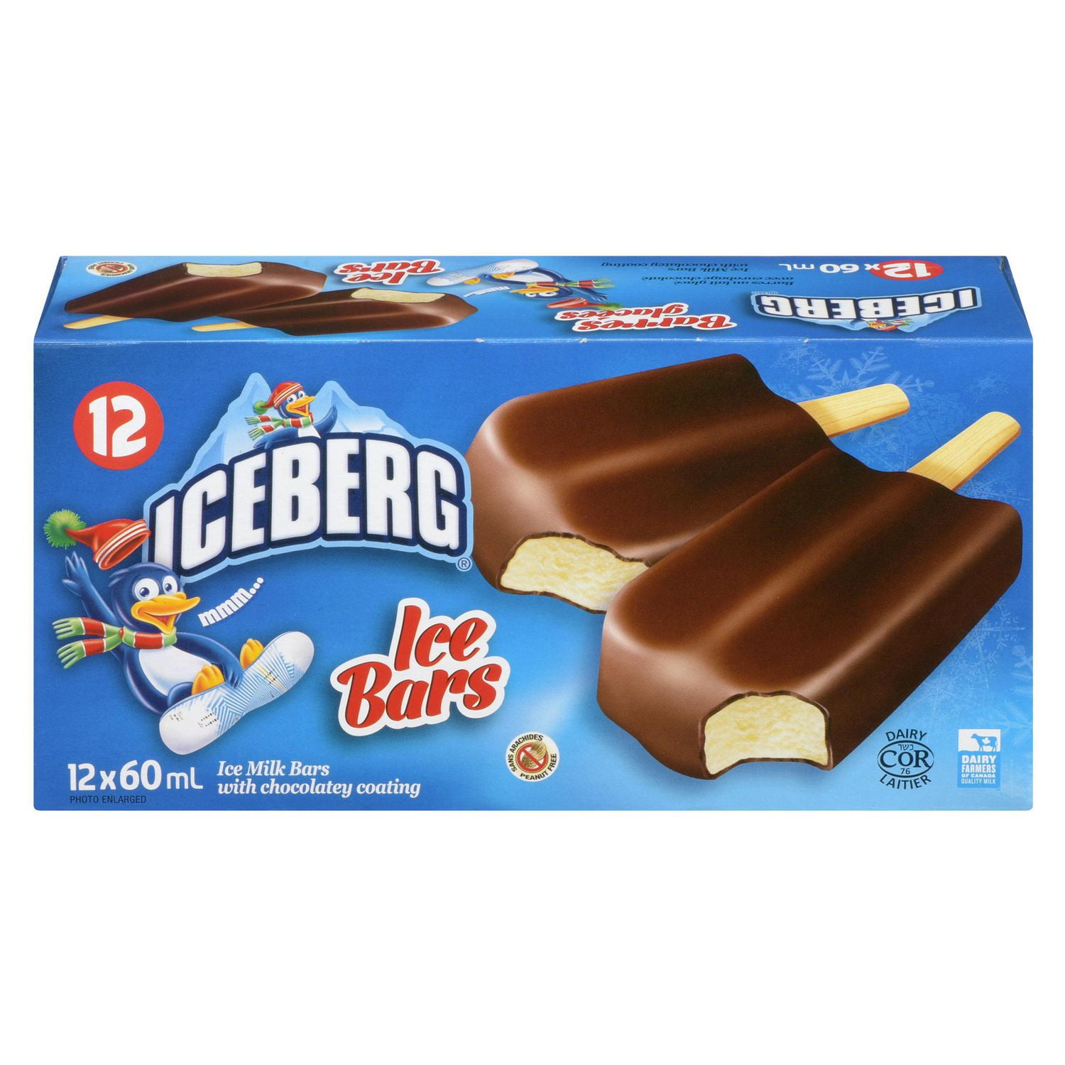 Iceberg Ice Milk Bars with Chocolatey Coating Walmart Canada