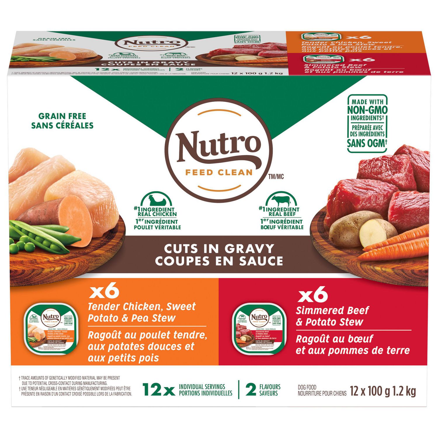 nutro dog food beef