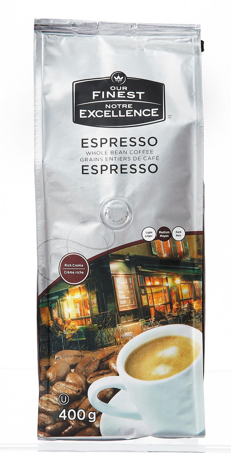 Our Finest Espresso Whole Bean Dark Roast Coffee Walmart Canada