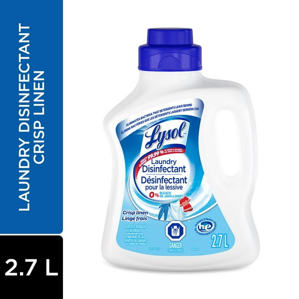 Lysol Laundry Disinfectant Detergent, Crisp Linen, 2.7L Walmart.ca
