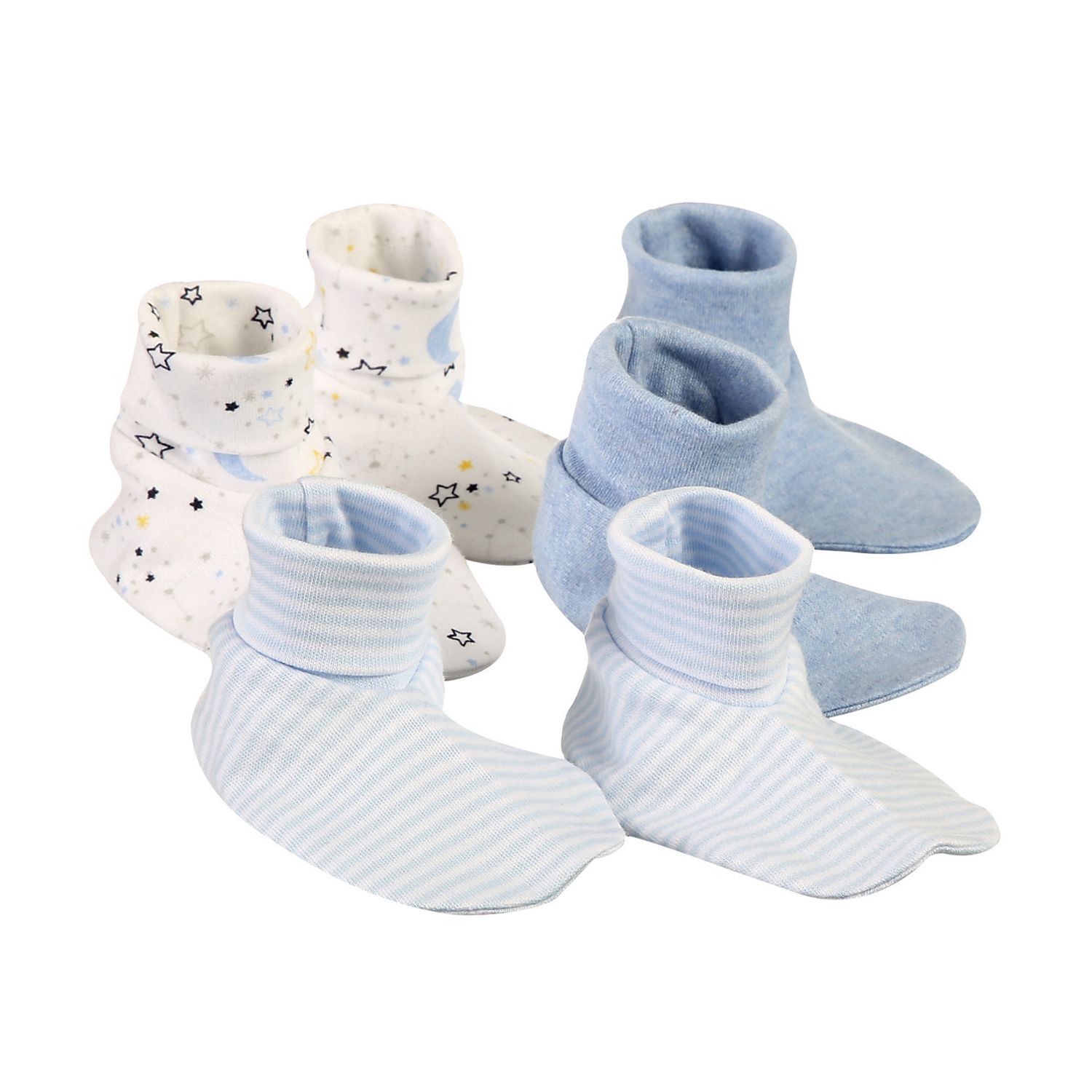 baby Boys' Cotton Booties, 3Pack Walmart Canada