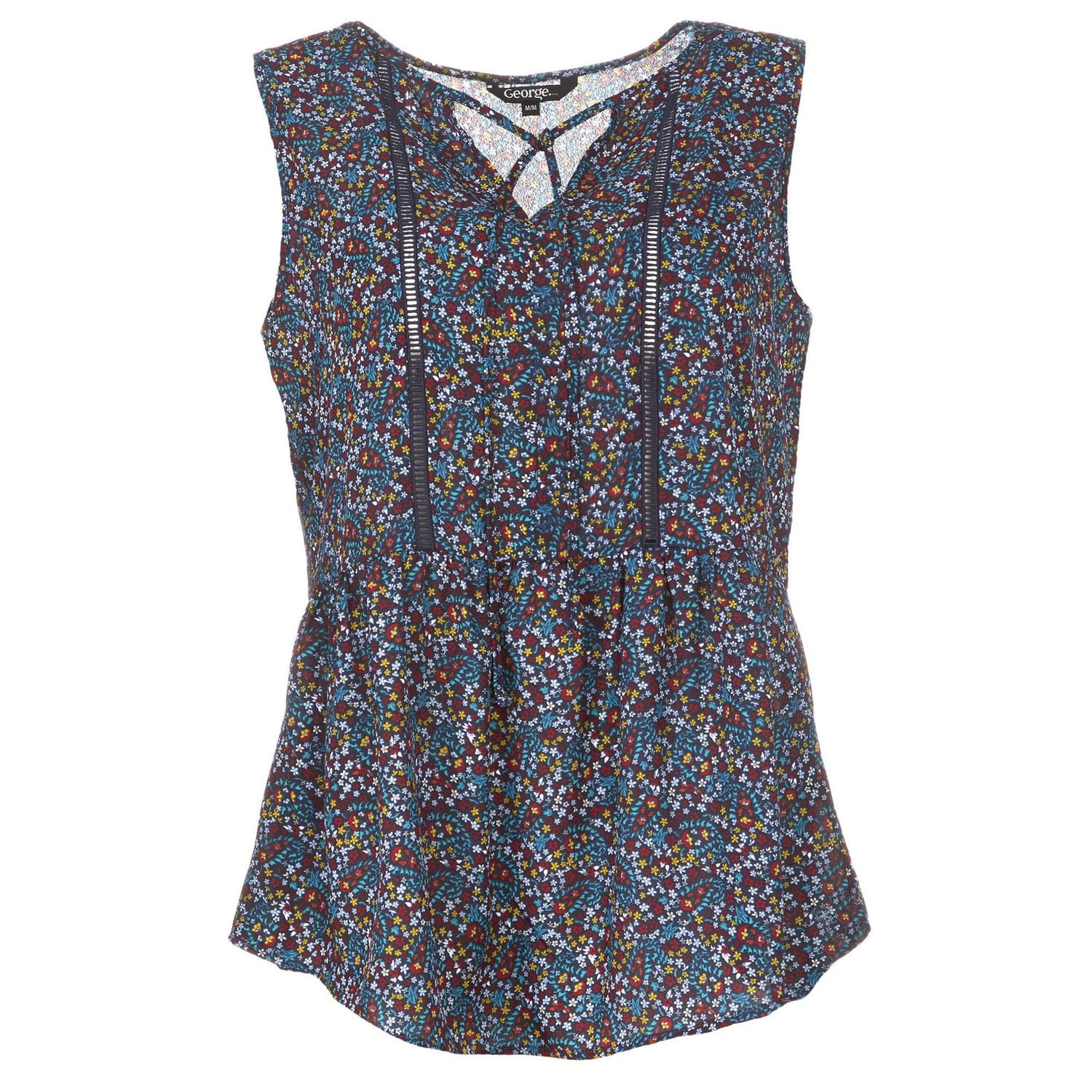 George Women's Sleeveless Peasant Blouse | Walmart Canada