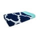 Serviette de plage imprimé Mainstays à motif de geo bleu – image 2 sur 2