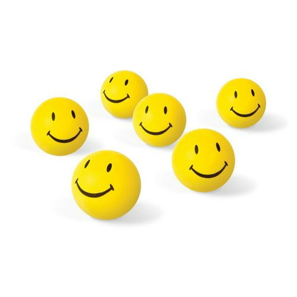 Balles de tennis de table EastPoint Sports 1 étoile de 38 mm à motif de bonhomme sourire