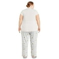 thumbnail image 3 of George Plus Women's Jersey Pajamas 2-Piece Set, 3 of 6