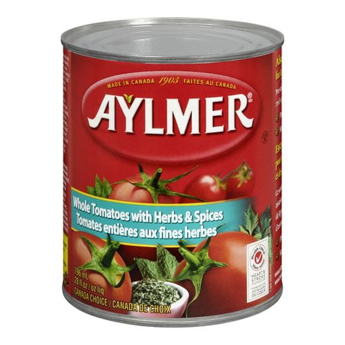 Aylmer Tomates entières aux fines herbes-796ml Tomates entières aux fines herbes-796ml