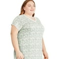 thumbnail image 2 of George Plus Women's V-Neckline Nightshirt, 2 of 6