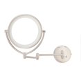 thumbnail image 1 of Danielle Satin Nickel L.E.D Wallmount Vanity Mirror., 1 of 1